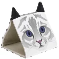 Хлопковый домик Ferplast Tunnel House Pyramid для кошек, пирамида, 43×39×38 см