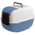 Закрытый туалет Ferplast Toilet Home Prima Cabrio для кошек с открывающимся люком, 52,5x39,5x38 см