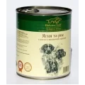Влажный корм Hubertus Gold для собак, ягненок и рис, 800 г