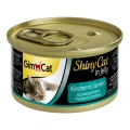Влажный корм GimCat Shiny Cat для кошек, с курицей и креветками, 70 г