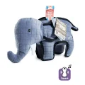 Игрушка Flamingo Strong Elephant суперпрочная, мягкая, для собак, 39х14х30 см