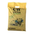 Древесный наполнитель Cat Litter для домашних животных, тёмный, 3 кг