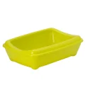 Туалет Moderna Mini Arist-O-Tray для кошек, с бортиком, кобальт синий, 50 х 38 х 14 см