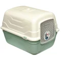 Закритий туалет Georplast RotoToilet для котів, з фільтром і лопаткою, 52×40×40 см