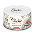 Консервы Cherie Hairball Control для кошек, от комочков шерсти, тунец с креветками в соусе, 80 г