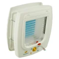 Ferplast Swing 7 Set White дверка для собак и кошек с магнитом белая, 22,5x10,4x25,2 см