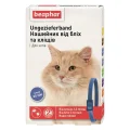 Ошейник Beaphar Ungezieferband от блох и клещей для кошек, синий, 35 см