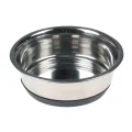 Миска Tetrapet для собак и кошек из нержавеющей стали с силиконовым дном, 0.33 л, 11 см