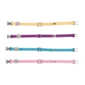 Ошейник нейлоновый регулируемый Trixie Glitter с колокольчиком, для кошек