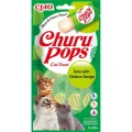 Ласощі INABA "Churu Pops" для котів, з тунцем і куркою, 4 шт, 60 г