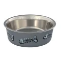 Миска Trixie для кошек, стальная с пластиковым покрытием, 0.25 л/12 см
