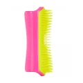 Щетка Pet Teezer Detangling&Grooming Pink/Yellow для распутывания шерсти собак, розовато-желтая