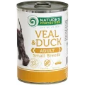 Консерва Natures Protection Adult small breed Veal & Duck для взрослых собак, 400 г