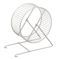 Колесо Ferplast L28 Squirrel Wheel White для белок и бурундуков, хром