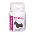 Кормовая добавка VitamAll с пивными дрожжами и чесноком, для малых и средних пород собак, 70 табл