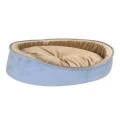 Лежак AnimAll Sofi для собак и кошек, серый и бежевый, S, 55×43×15 см