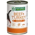 Консерва Natures Protection Adult Beef&Turkey для взрослых собак, 400 г