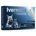 Антигельминтное средство Modes Ivermitel для собак и кошек со вкусом мяса, цена за 1 табл