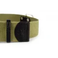 Ошейник Collar Брезент, х/б, тесьма со светоотражающей нитью, ширина 45 мм, длина 56-71 см