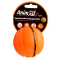 Игрушка AnimAll Fun тренировочный мяч для собак, 7 см, оранжевая