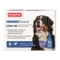 Капли Beaphar IMMO Shield Line-on капли от блох, клещей и комаров для собак весом от 30 кг, цена за 1 пипетку