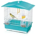 Клетка Imac Tiffany для канареек, пластик, голубая, 42х26х42 см