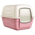 Закритий туалет Georplast RotoToilet для котів, з фільтром і лопаткою, 52×40×40 см
