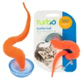 Игрушка оранжевый хвост в полусфере Coastal Turbo Tail Pop Up для кошек, прыгающая, 19 см