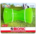 Игрушка Bionic Bone кость средняя, для собак 7-14 кг, зелёная, 12×6.6×5.3 см