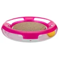 Игрушка Trixie Race & Scratch с драпаком, для кошек, 37 см, розовый