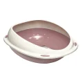 Пластиковый туалет Georplast Shuttle для кошек, 45×36×15.5 см, розовый