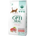 Сухой корм Optimeal для стерилизованных кошек и кастрированных котов, с говядиной, 1.5 кг