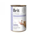 Влажный корм Brit VD GF Gastrointestinal для собак при заболеваниях ЖКТ лосось и горох 400 г