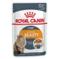 Влажный корм Royal Canin Intense Beauty для кошек с проблемной шерстью, кусочки в желе, 85 г