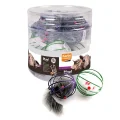 Игрушка Flamingo Wire Ball With Mouse для кошек, мышь в металлическом шаре, 6 см, 24 шт/уп, цена за 1 шт