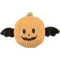 Игрушка Trixie Halloween тыквенная летучая мышь для собак, мягкая игрушка, 10 см
