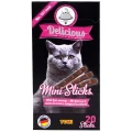 Лакомство Tomi Delicious Mini Sticks Liver Sausage с ливерной колбасой, для котов, 40 г