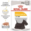 Влажный корм Royal Canin Dermacomfort для собак с чувствительной кожей, паштет, 85 г