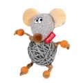 Игрушка GiGwi Catch&Scratch Мышка с колокольчиком, для кошек, 8 см