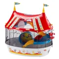 Клетка Ferplast Cage circus Fun Black для хомяков с цветными наклейками