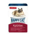 Влажный корм Happy Cat Btl sterilisiert Kaninchen Sossе для взрослых кошек, с кроликом в соусе, 100 г