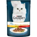 Влажный корм Purina Gourmet Perle Duo для кошек, с курицей и говядиной, 85 г