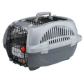 Переноска Ferplast Carrier Atlas Deluxe 20 Open для кошек и собак, серая, 58×38×33 см