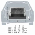 Транспортировочный бокс Trixie Journey для собак, чёрно-серый, 77×51×43 см