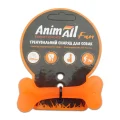 Игрушка AnimAll Fun кость, оранжевая, 8 см
