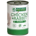 Консерва Natures Protection Puppy chicken & rabbit для щенков, 400 г