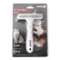 Расческа-грабли AnimAll Groom для животных, Розовая
