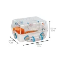Клетка Ferplast Cage Combi 1 для хомяков с игровыми туннелями