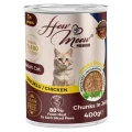 Влажный полнорационный корм HowMeow Adult Cat с курицей для кошек, 400 г