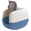 Закрытый туалет Ferplast Toilet Home Prima Cabrio для кошек с открывающимся люком, 52,5x39,5x38 см